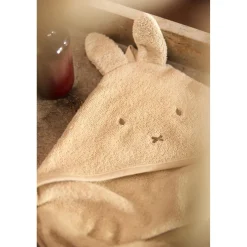 Jollein Cape de Bain Éponge Miffy Sand 75x75 cm