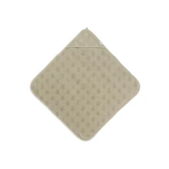 Jollein Cape de bain Éponge Miffy Jacquard Olive Green 75x75 cm
