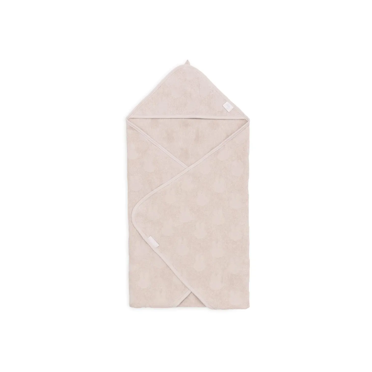 Jollein Cape de bain Éponge Miffy Jacquard Nougat 75x75 cm