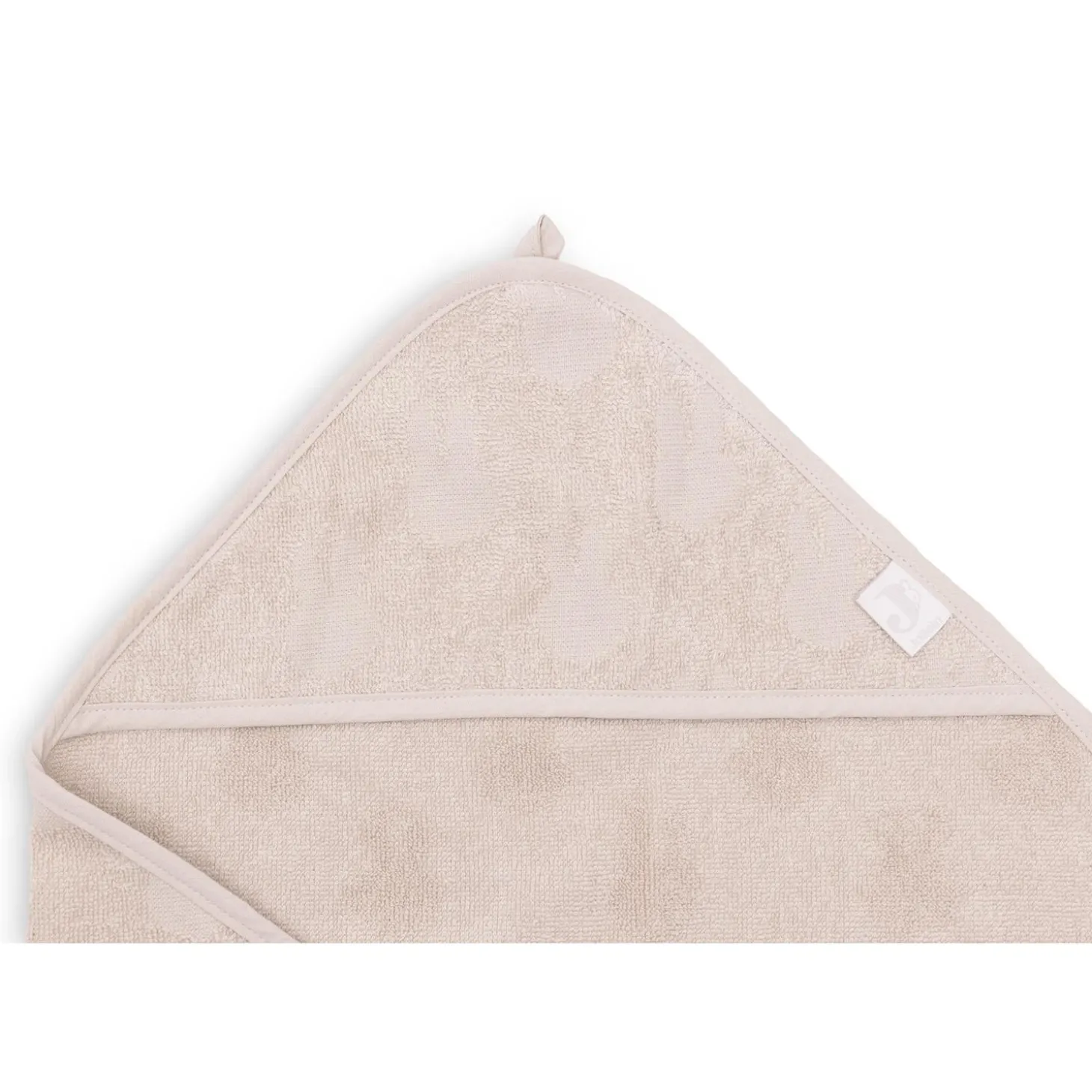 Jollein Cape de bain Éponge Miffy Jacquard Nougat 75x75 cm