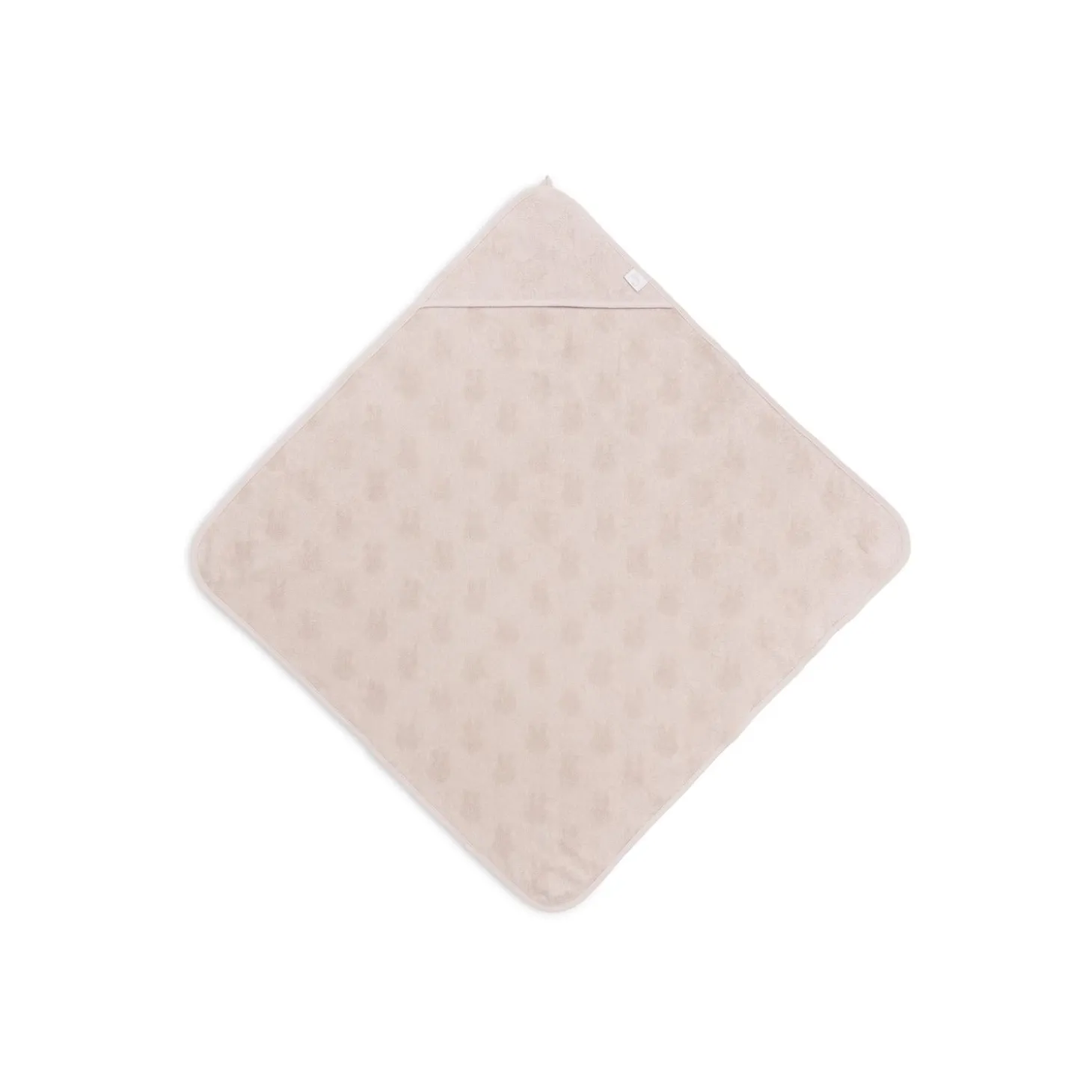 Jollein Cape de bain Éponge Miffy Jacquard Nougat 75x75 cm