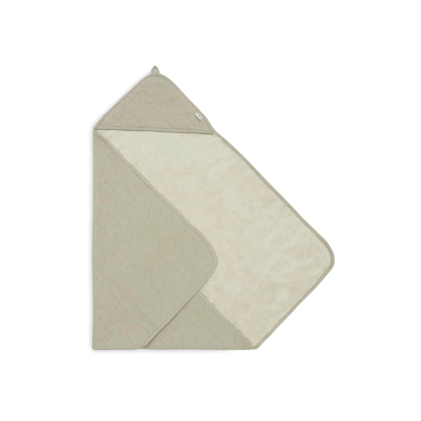 Jollein Cape de bain soft waves Olive Green 75x75 cm