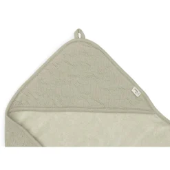Jollein Cape de bain soft waves Olive Green 75x75 cm