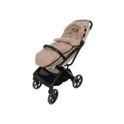 Jollein Chancelière pour poussette à motif embossé Milky Coffee