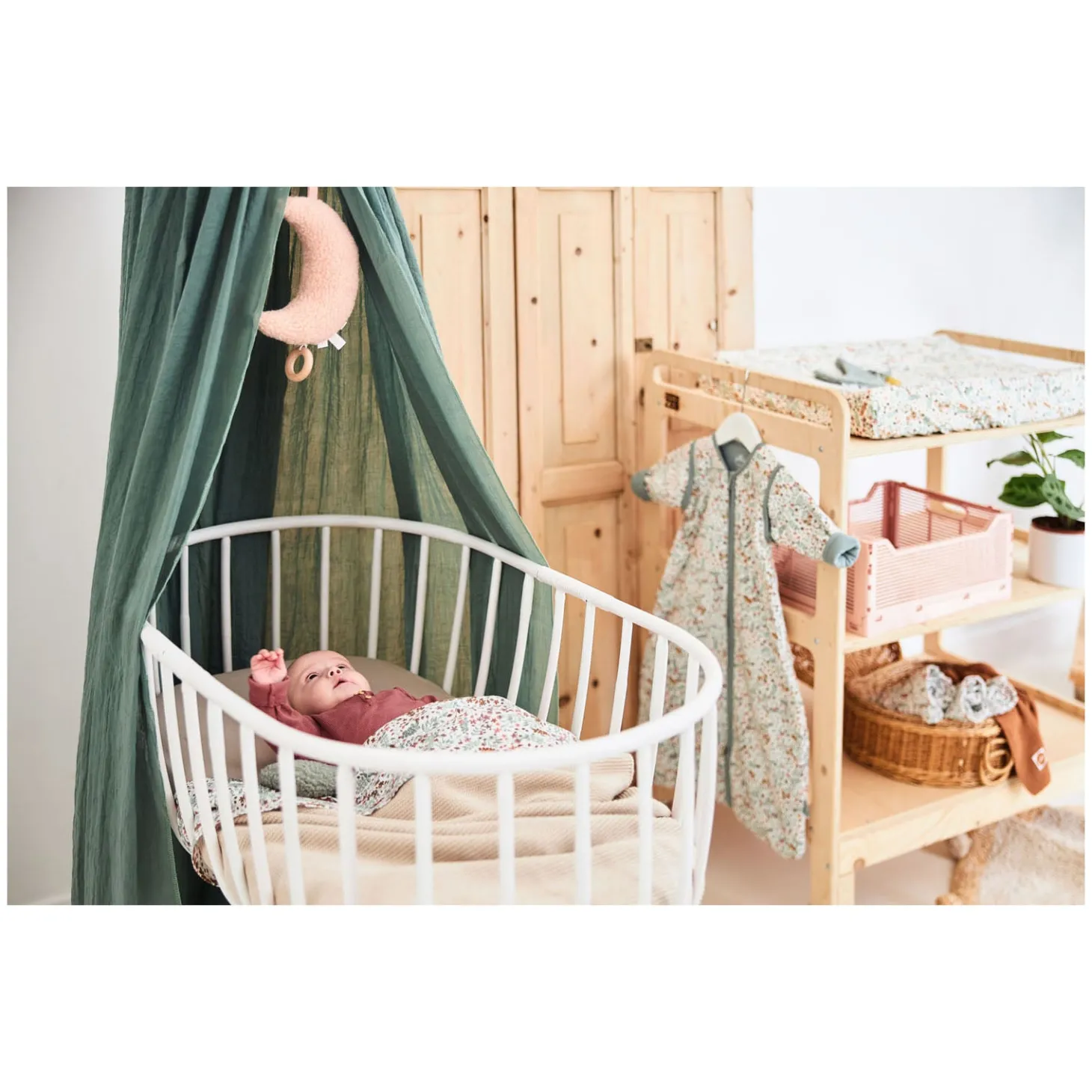 Jollein Ciel Vintage 245 cm Ash Green