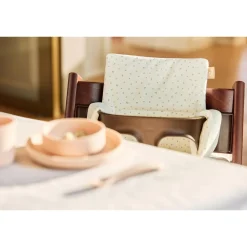 Jollein                    Coussin de Siège pour Chaise Évolutive Leafy Dreams    Multicolore