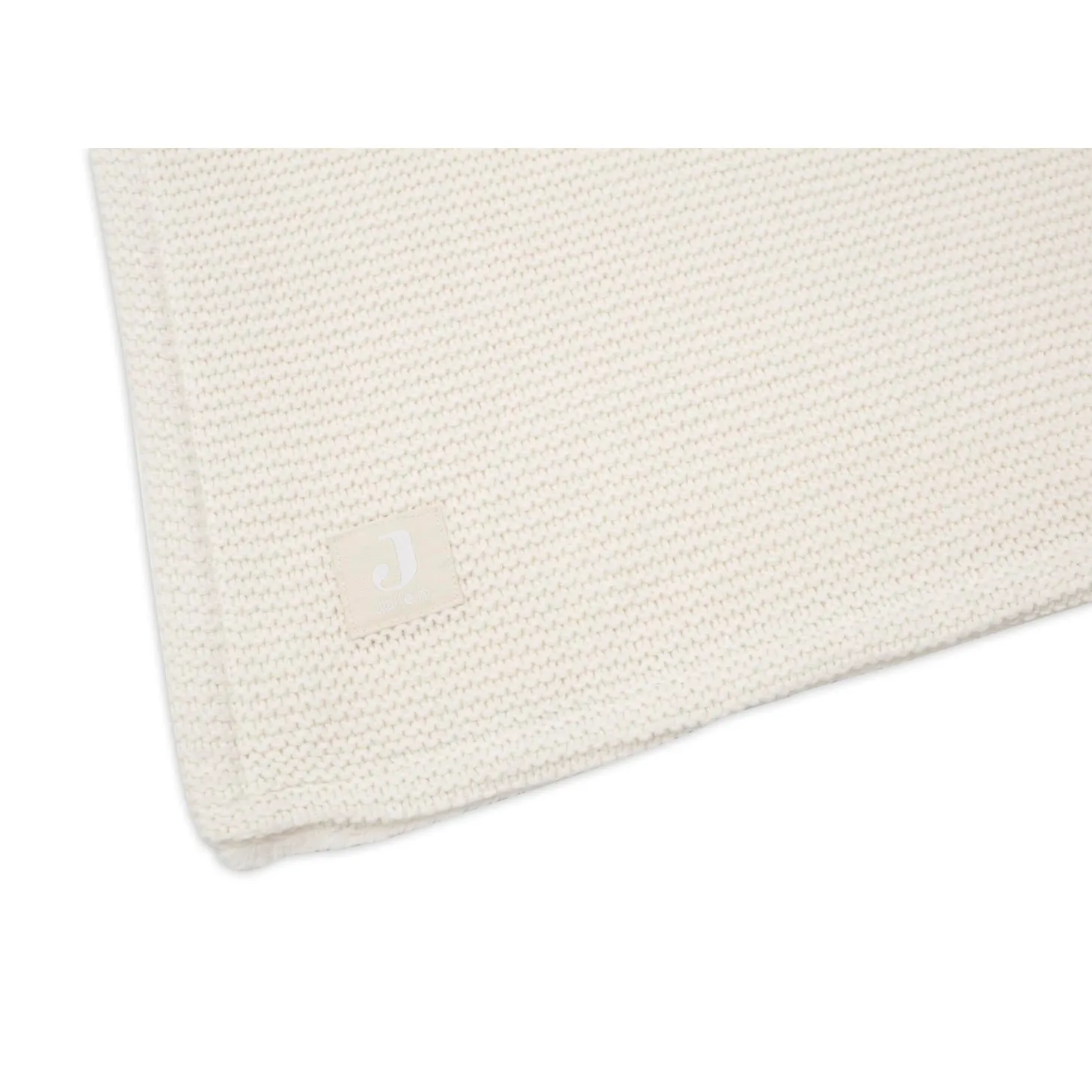 Jollein Couverture Berceau basic knit fleece Ivory 75x100 cm