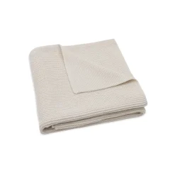 Jollein                    Couverture Berceau Basic Knit    Oatmeal            75x100 cm