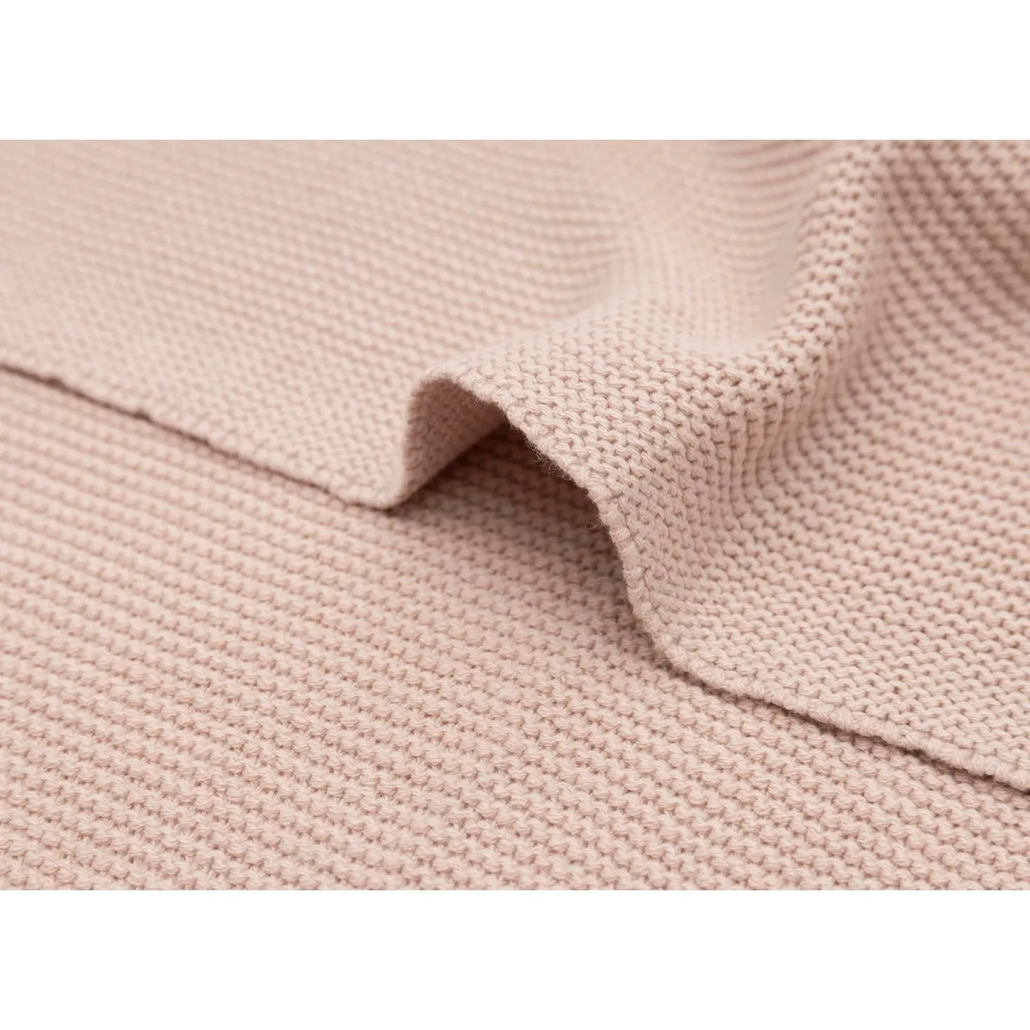Jollein Couverture Berceau Basic Knit Wild Rose 75x100 cm