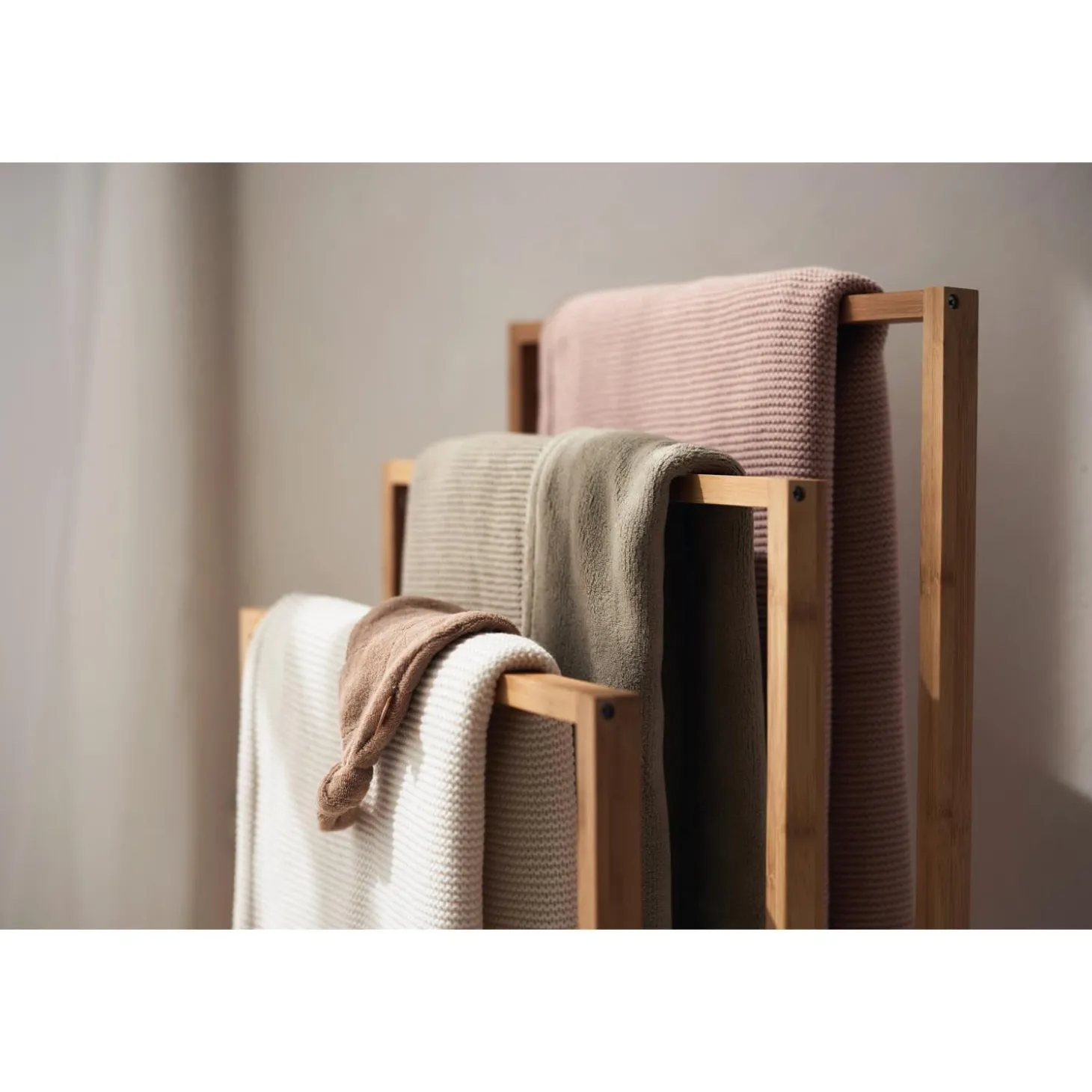 Jollein Couverture Berceau basic knit fleece Olive Green 75x100 cm