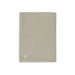 Jollein Couverture Berceau basic knit fleece Olive Green 75x100 cm