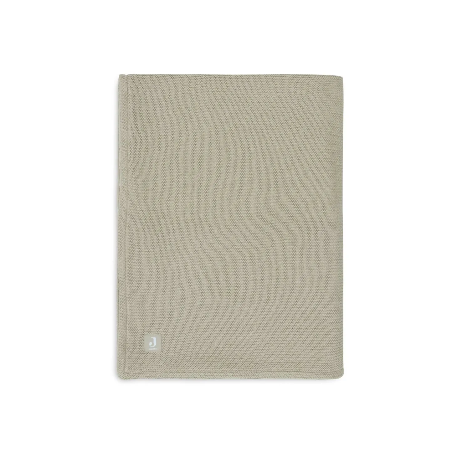 Jollein Couverture Berceau basic knit fleece Olive Green 75x100 cm