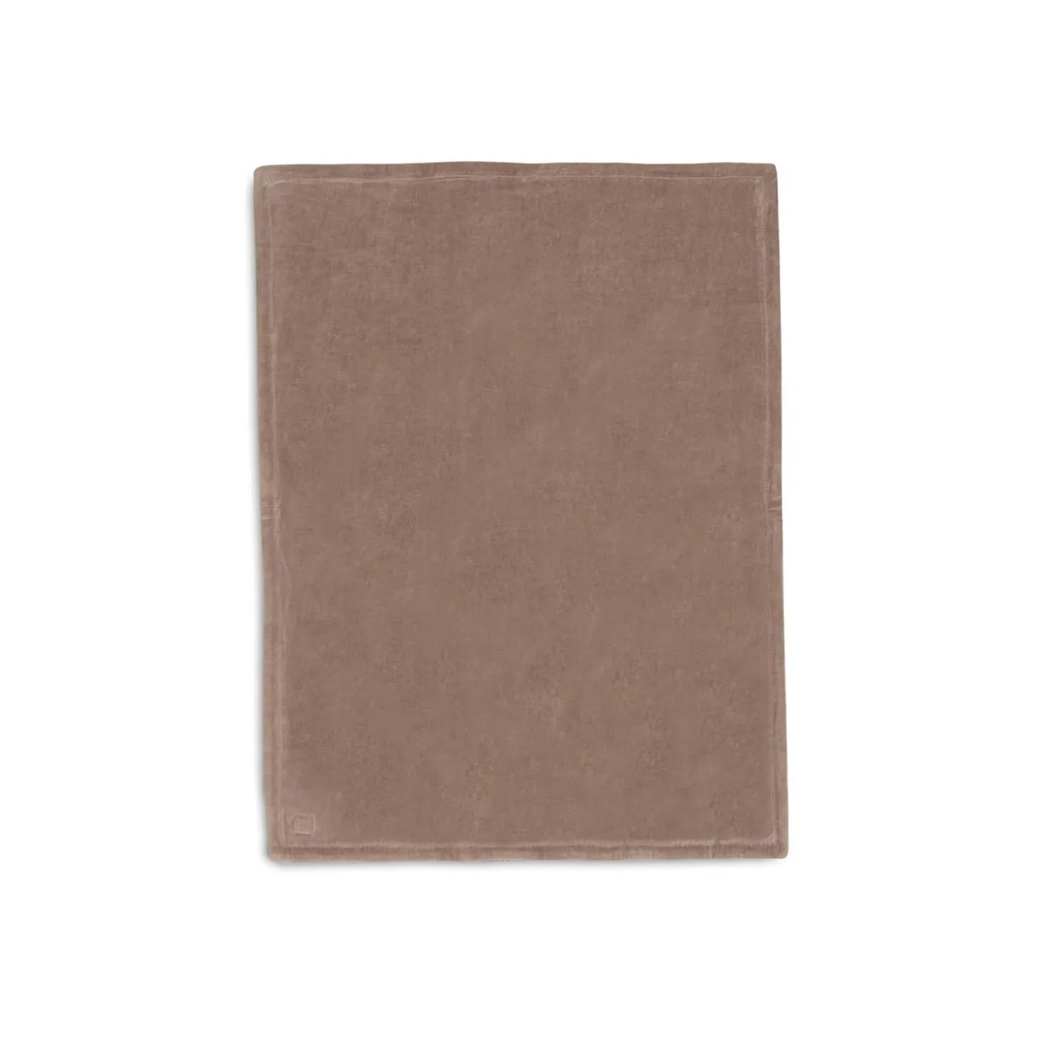 Jollein Couverture Berceau Box Knit/Velvet GOTS Milky Coffee 75x100 cm
