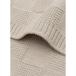 Jollein Couverture Berceau Box Knit Gots Warm Sand 75x100 cm