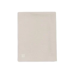Jollein                    Couverture Berceau Basic Knit/Velvet    Oatmeal            75x100 cm