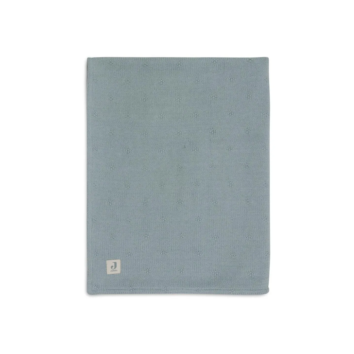 Jollein Couverture Berceau Cosy Knit Velvet Sea Green 75x100 cm