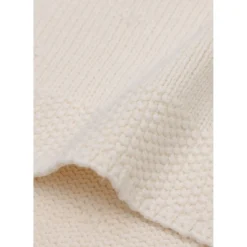 Jollein                    Couverture Berceau Cosy Knit    Ivory            75x100 cm