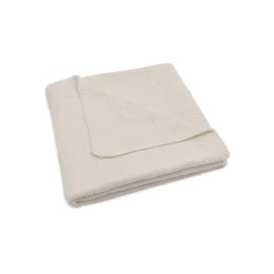 Jollein                    Couverture Berceau Cosy Knit    Ivory            75x100 cm
