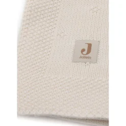 Jollein                    Couverture Berceau Cosy Knit    Ivory            75x100 cm