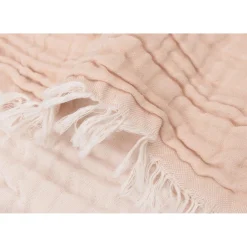 Jollein Couverture Berceau Fringe Gots Moonstone 75x100 cm