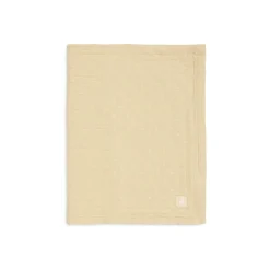 Jollein Couverture Berceau Gaze de Coton Jacquard GOTS Vanilla 75x100 cm