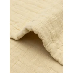 Jollein Couverture Berceau Gaze de Coton Jacquard GOTS Vanilla 75x100 cm
