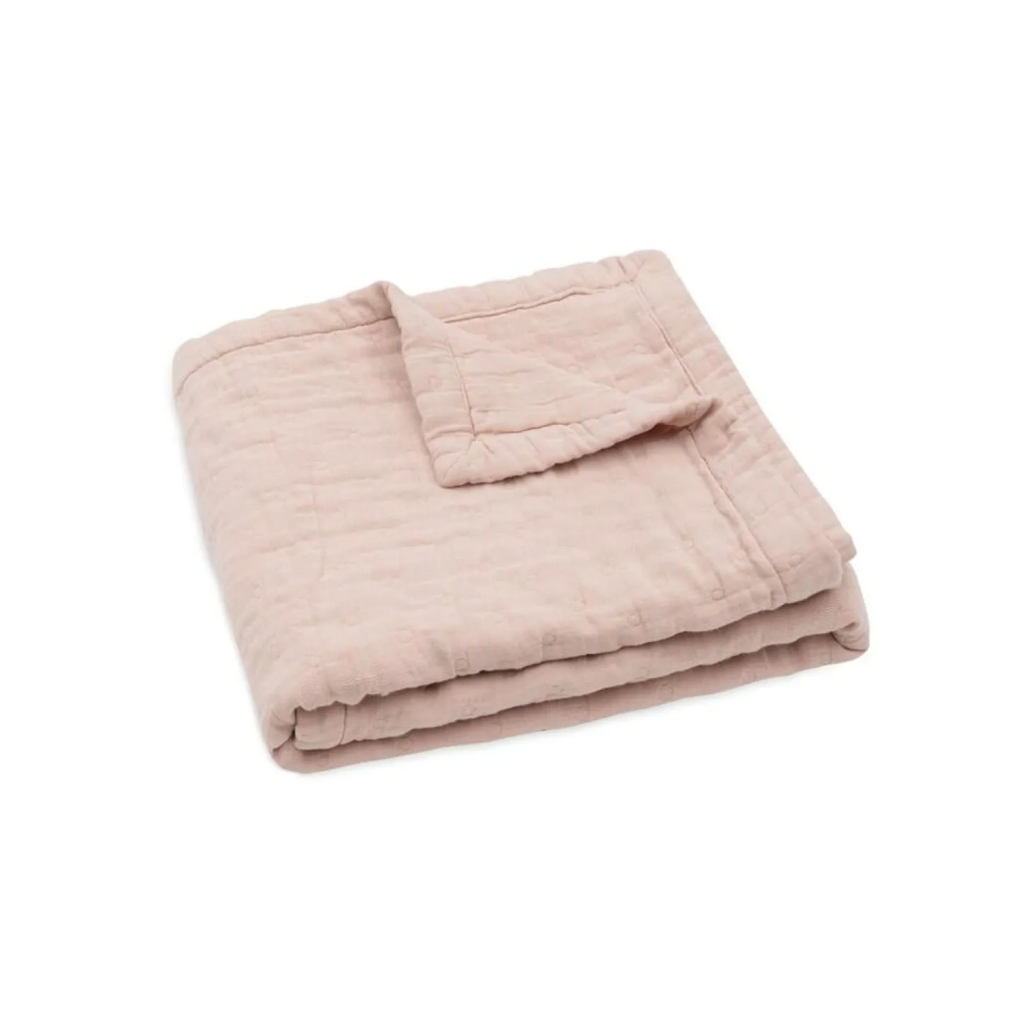 Jollein Couverture Berceau Jacquard GOTS Wild Rose 75x100 cm