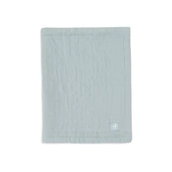 Jollein                    Couverture Berceau Jacquard GOTS    Sea Green            75x100 cm