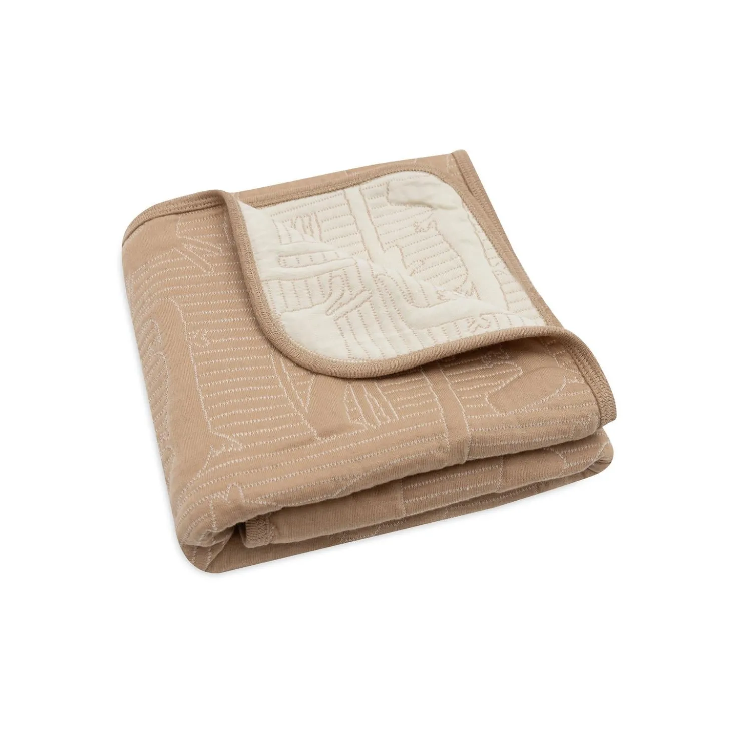 Jollein Couverture Berceau Jungle Jambo Biscuit 75x100 cm