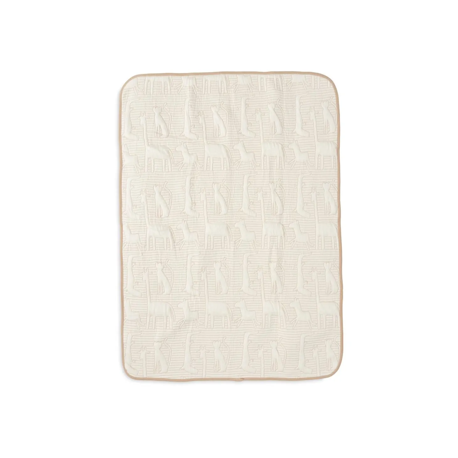 Jollein Couverture Berceau Jungle Jambo Biscuit 75x100 cm
