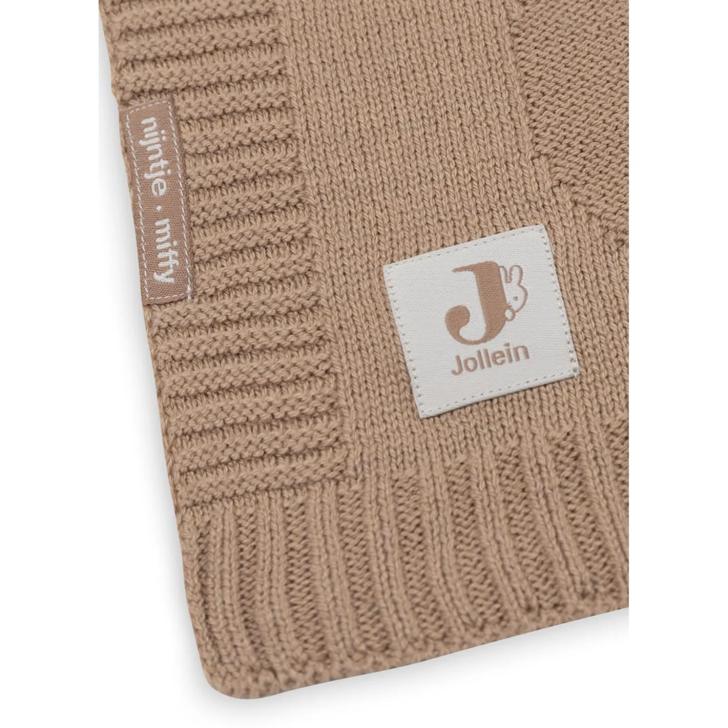 Jollein Couverture Berceau Miffy Biscuit 75x100 cm