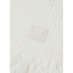 Jollein Couverture Berceau Muslin Fringe Ivory