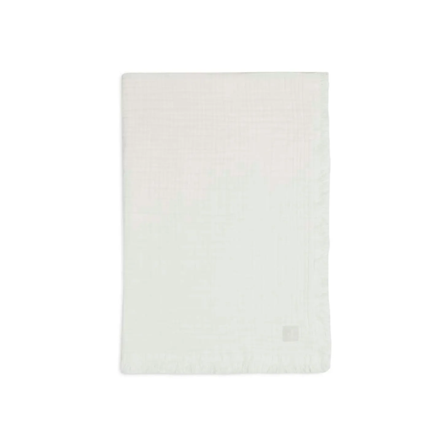 Jollein Couverture Berceau Muslin Fringe Ivory