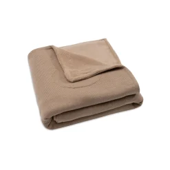 Jollein Couverture Berceau Miffy Knit/Velvet Biscuit 75x100 cm