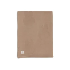 Jollein Couverture Berceau Miffy Knit/Velvet Biscuit 75x100 cm