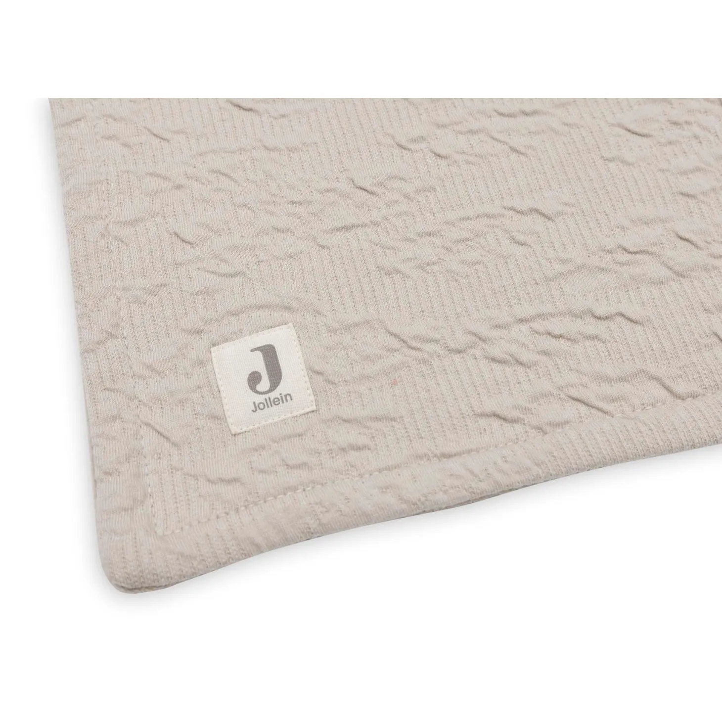 Jollein Couverture Berceau soft waves Nougat 75x100 cm
