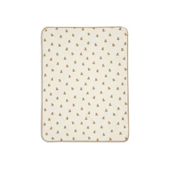 Jollein                    Couverture Berceau Waffle Mini Teddy Bear    Multicolore            75x100 cm