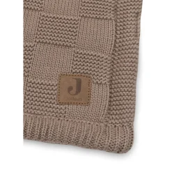 Jollein                    Couverture Lit Bébé Box Knit/Velvet GOTS    Milky Coffee            100x150 cm