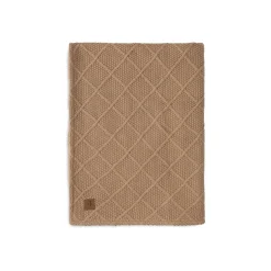 Jollein                    Couverture Lit Bébé Check Knit Teddy Fleece    Biscuit            100x150 cm