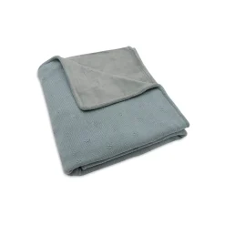 Jollein Couverture Lit Bébé Cosy Knit Velvet Sea Green 100x150 cm