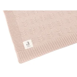 Jollein                    Couverture Lit Bébé grain knit    Wild Rose            100x150 cm