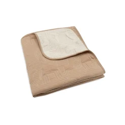 Jollein                    Couverture Lit Bébé Jungle Jambo    Biscuit            100x150 cm