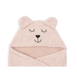 Jollein                    Couverture portefeuille bear boucle    Wild Rose