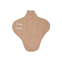 Jollein Couverture portefeuille bear boucle Biscuit
