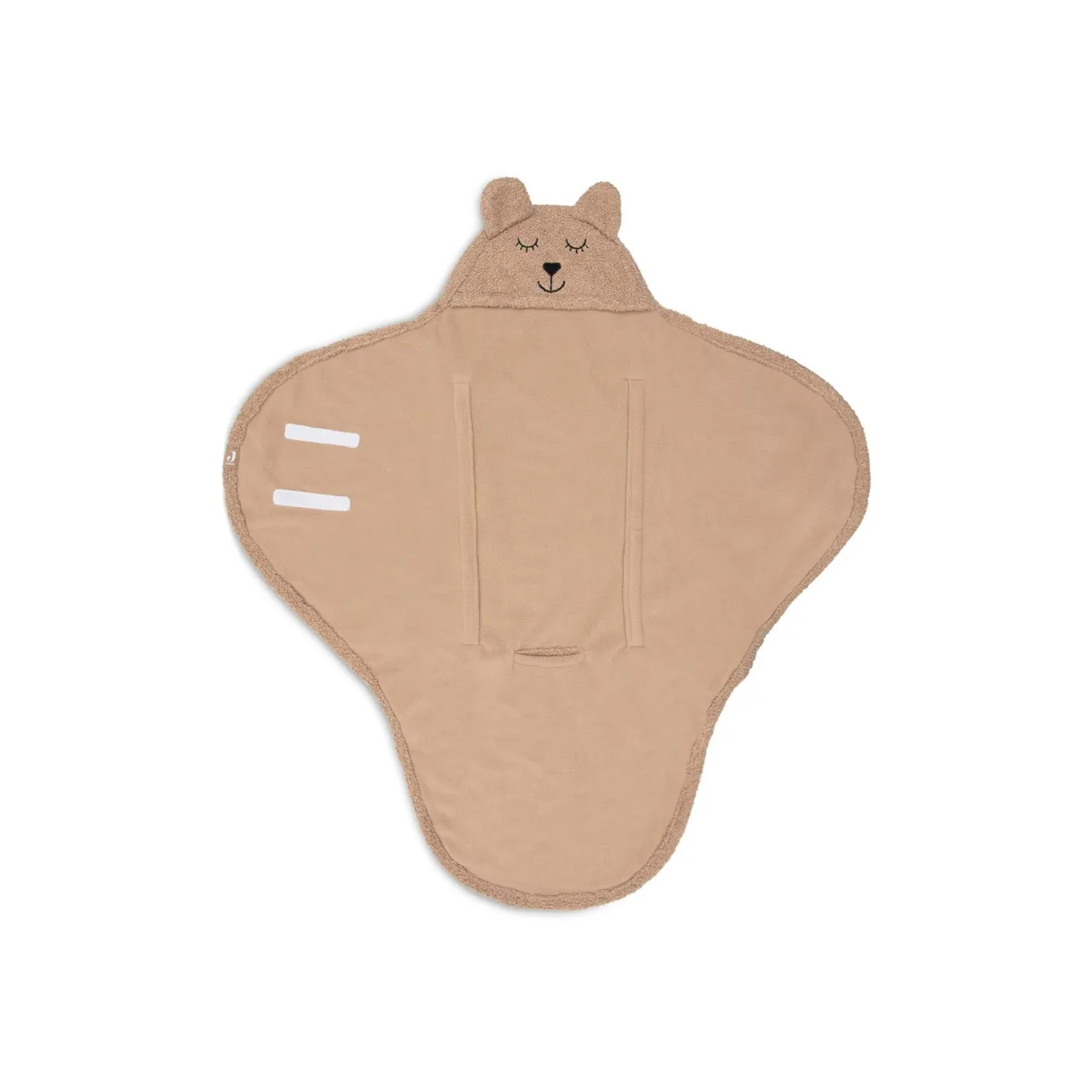 Jollein Couverture portefeuille bear boucle Biscuit