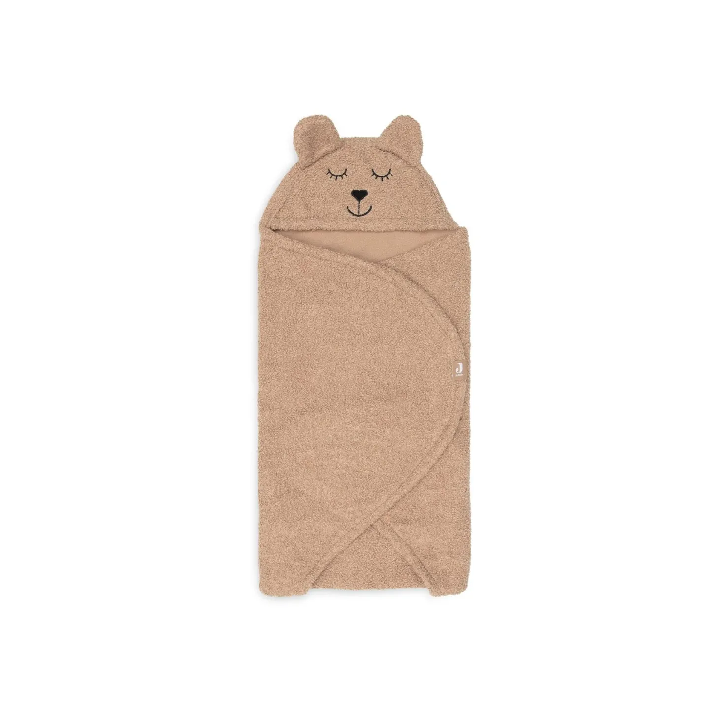 Jollein Couverture portefeuille bear boucle Biscuit