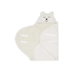 Jollein                    Couverture portefeuille bear boucle    Oatmeal