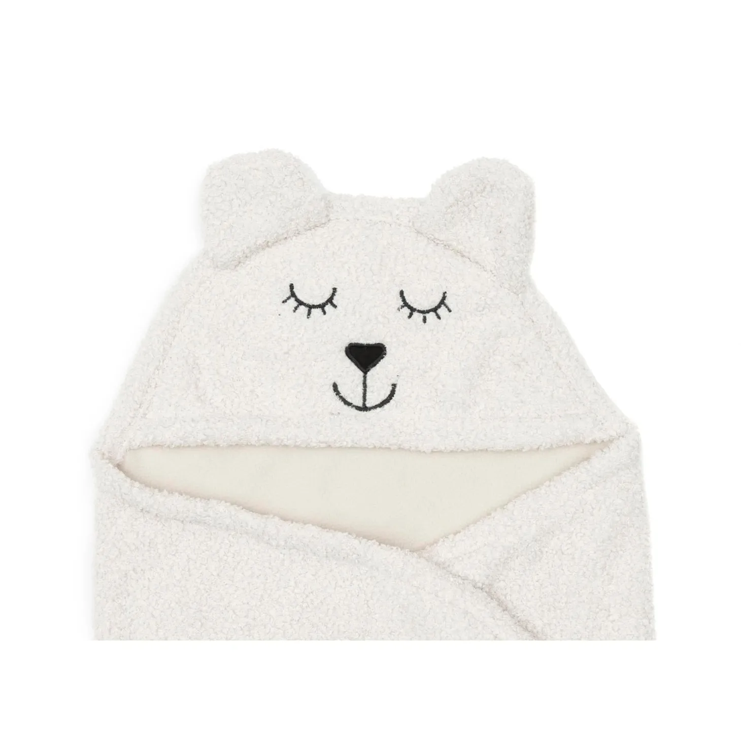 Jollein Couverture portefeuille bear boucle Oatmeal