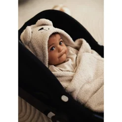 Jollein Couverture portefeuille bear boucle Oatmeal