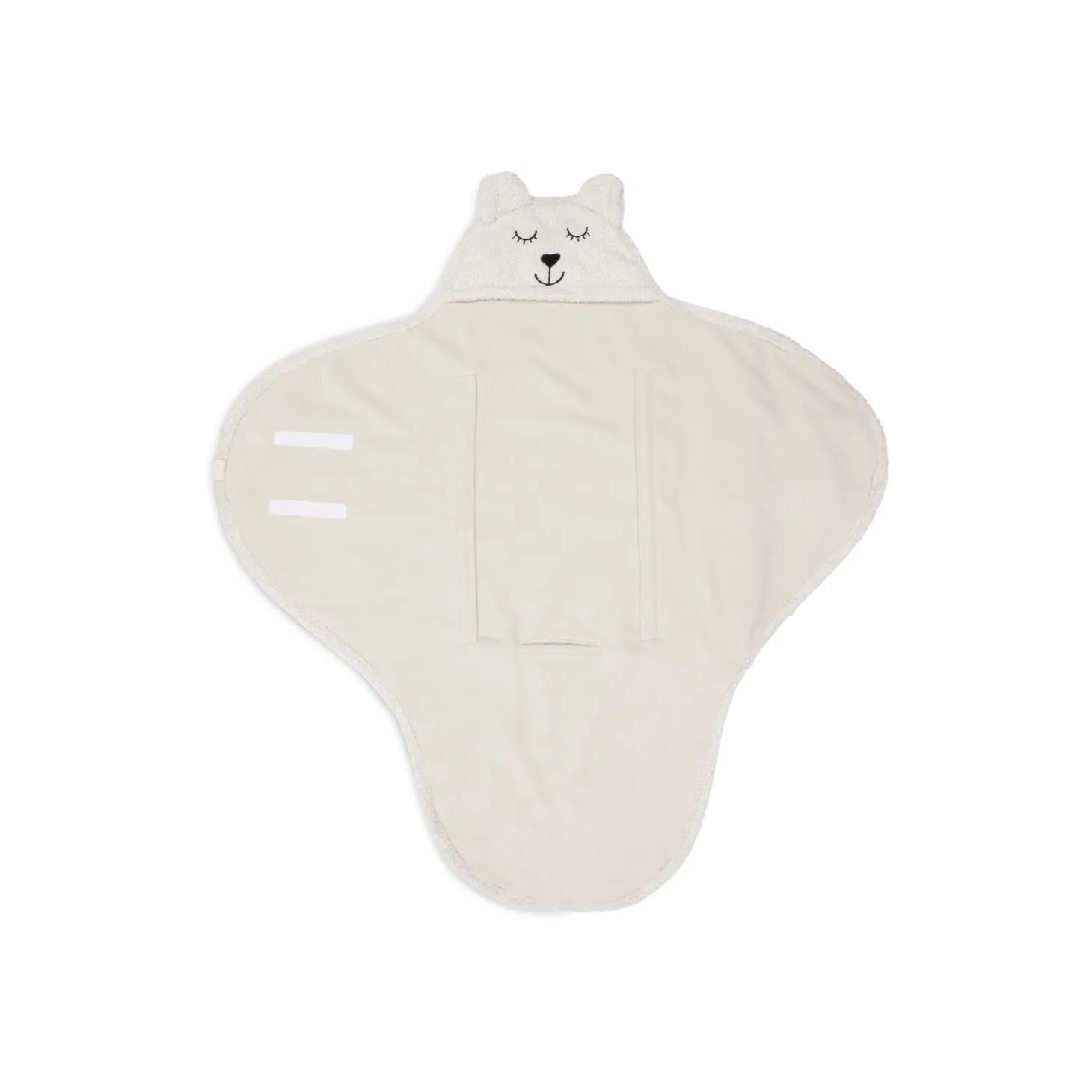 Jollein Couverture portefeuille bear boucle Oatmeal